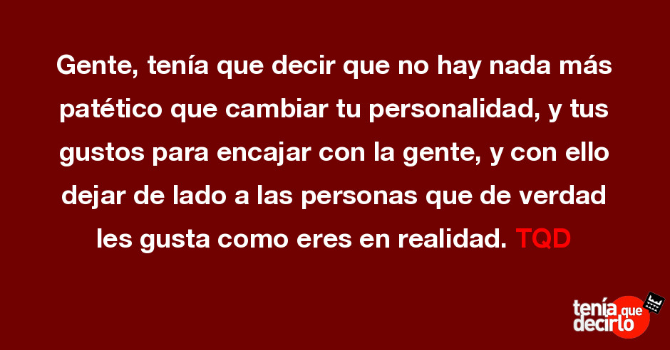 Como cambiar tu personalidad